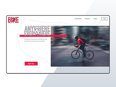 Bike A&E ui uidesign web design website concept