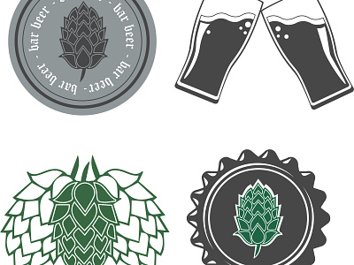 Beer bar design design illustration logo vector