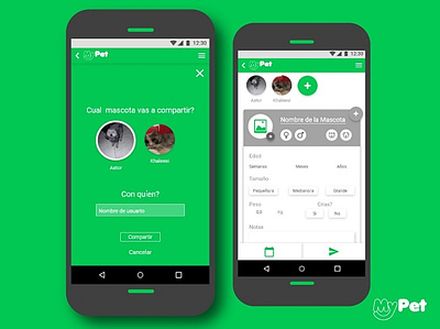 Pet My Pet app concept creative design ui ux vector visual