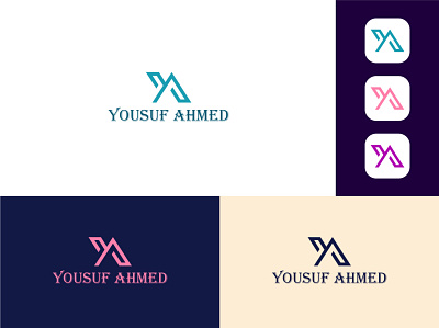 Name logo design branding brand identity branding flat graphic design icon illustrator logo minimal typography vector