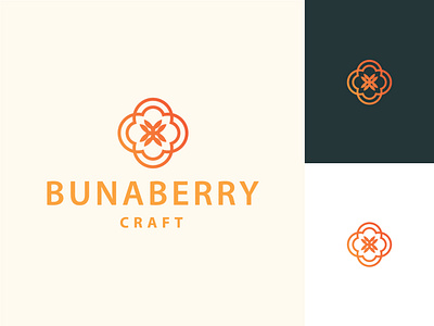 Bunaberry craft logo branding custom design flat graphic design icon illustration illustrator logo logo design logo design logo maker logomark luxury minimal minimalist professional ui unique vector