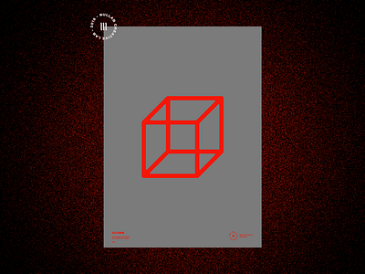 Cube - Poster Serie art icon minimal poster poster art posterdesign simple symbol vector