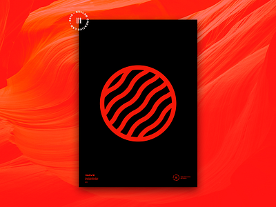 Wave - Poster Serie art icon minimal poster poster art posterdesign simple symbol vector