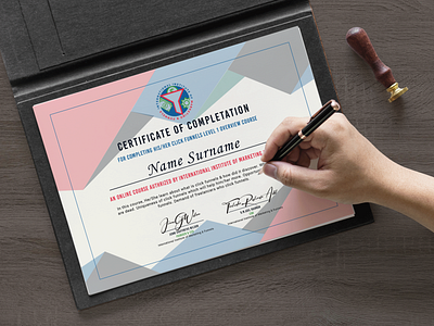 Certificate Design for IIMF branding certificate design design flyer design freelance design illustration logo photoshop typography vector