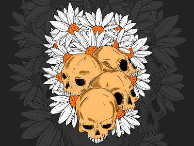 SKULL HAVE CHANCE design graphicdesign portfolio illustration illustrationaday illustrationdaily