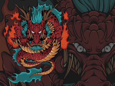 Red Dragon branding design designinspiration graphicdesign portfolio illustration illustrationaday illustrationart illustrationartist illustrationdaily