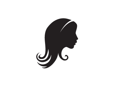 Girl Silhouette flat girl silhouette vector