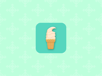 Could I interest you in some vanilla? flat icon ice cream ice cream cone vanilla