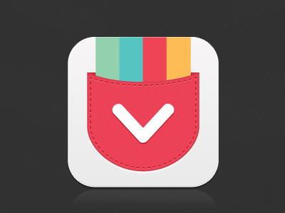 Pocket App Icon app icon illustrator pocket