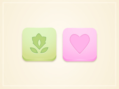 Candy Icons candy green icons pink