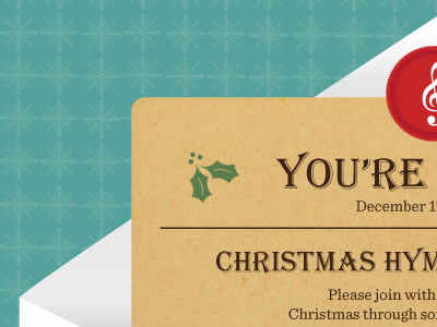 Christmas Postcard christmas illustrator invitation postcard
