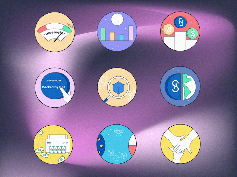 Supernova animated icons after effects animation financial icons4441114442072177 motion graphics