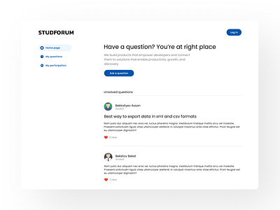 studforum - forum for students