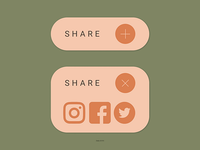 Daily UI 010 - Social share button