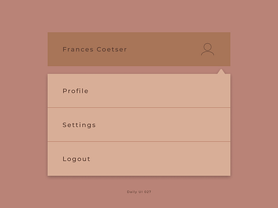 Daily UI 027 - Drop down daily ui daily ui 001 dailyuichallenge design minimal ui ui design ux ux design web