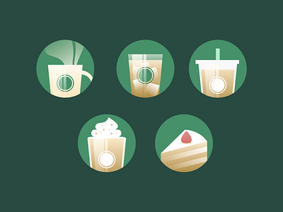 Food and Beverage Icons coffee design drawing dribbble food icon icons illustration ui vector