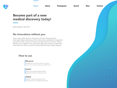 Landing page - Clinical Trials landing page