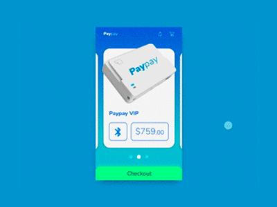 Daily UI 002 - credit card checkout animation app blue concept dailyui dailyui 002 design gif icon ui ux