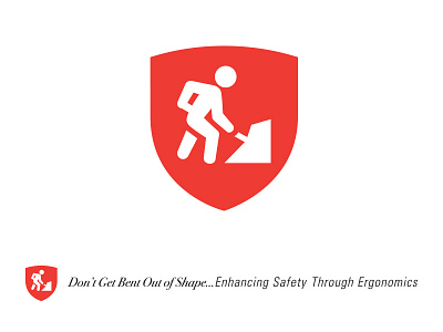 Safety logo corporate logo red safety