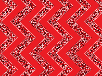 Bandana Chevron Pattern