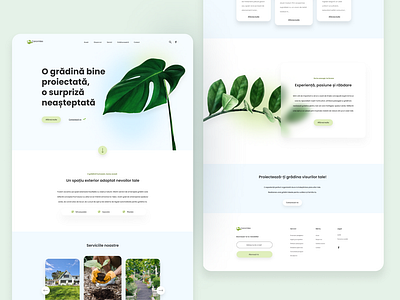 Caromtex - Gardening Company Website Redesign