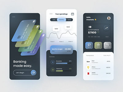 Online Banking App - UI Design