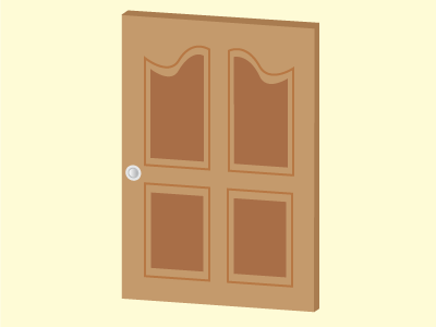 Door concept design illustration