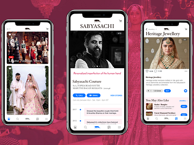 Case Study: Fashion Designer's App design fashion mobile app ui ux