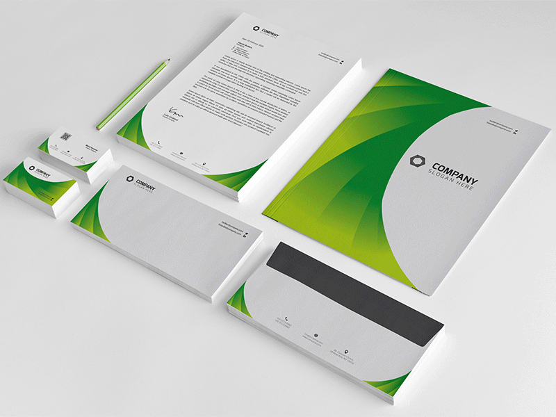 Corporate Identity a4 a4 size abstract identity branding branding identity branding stationery branding template business card corporate corporate identity creative custom envelope folder identity illustrator invoice latest letter