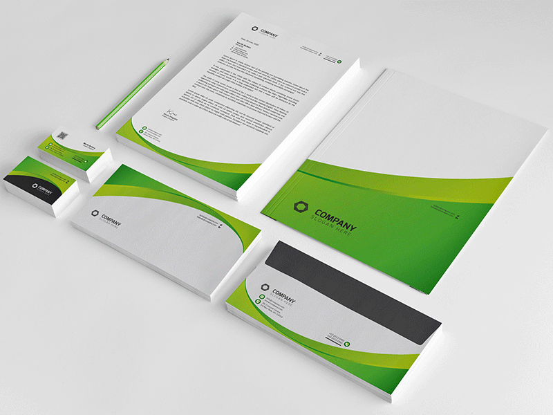 Corporate Identity a4 a4 size abstract identity branding branding identity branding stationery branding template business card corporate corporate identity creative custom envelope folder identity illustrator invoice latest letter