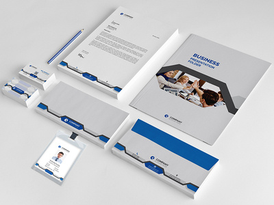Corporate Branding Identity letterhead letter latest invoice illustrator folder envelope custom creative crafty template corporate identity corporate business card branding template branding stationery branding identity branding blue abstract identity a4 size