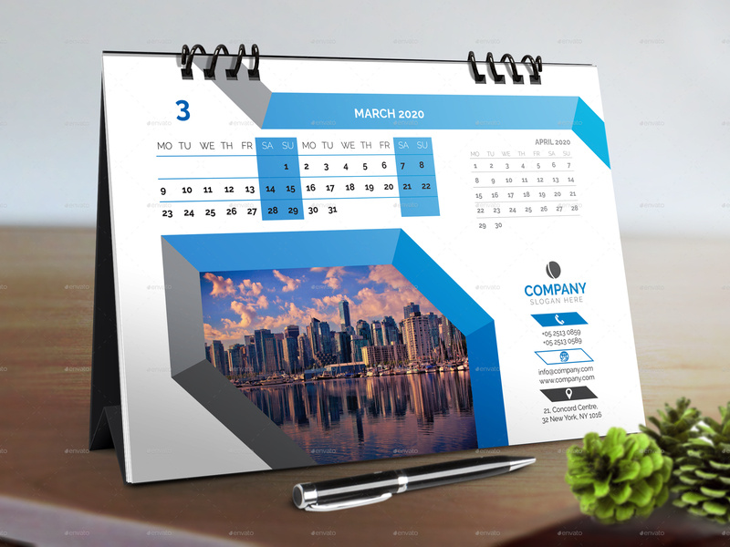 Desk Calendar By M H Rasel On Dribbble