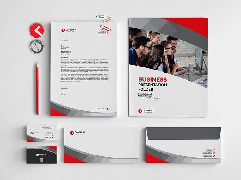 Corporate Identity a4 a4 size abstract identity blue branding branding identity branding stationery branding template business card corporate corporate identity creative envelope folder invoice latest letter letterhead modern personal