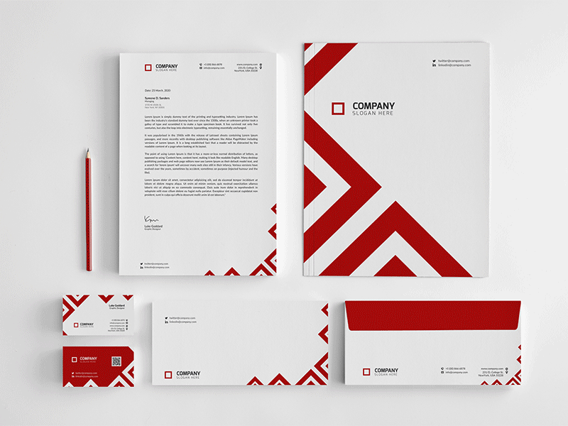 Corporate Identity business card cmyk corporate folder fully layer id id card letterhead modern stationary stationary pack stylist