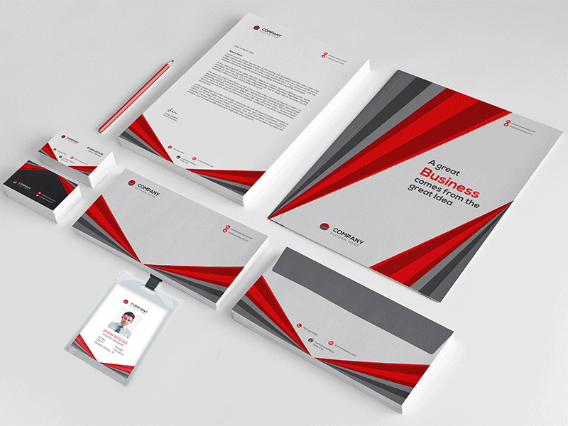 Corporate Identity branding stationery business card cmyk corporate corporate identity envelope folder fully layer id id card invoice letterhead modern stationary stationary pack stylist