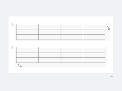 Table data – adding columns and rows product design table table data tables tables ui ui