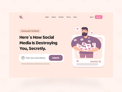 Landing Page: Hero Section