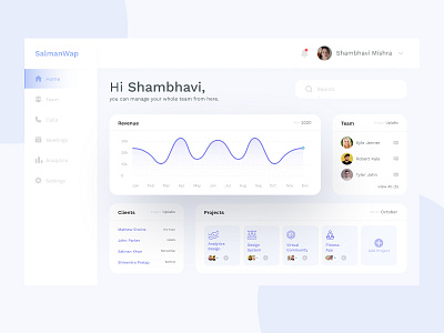 🎁 Freebie: Management Dashboard admin analytics chart dashboard dashboard ui figma freebie management minimal salmanwap statistics stats team web dashboard