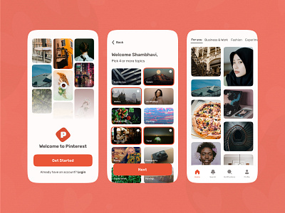 Pinterest App Redesign