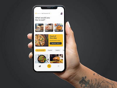 Food Delivery App Design