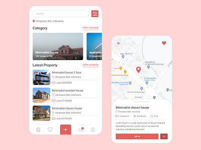 Real Estate Agency - Mobile UI Design