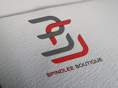 Spindlee Boutique Logo design illustration logo photoshop