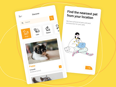 Find Pets App Design