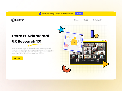 UX Research Course Landing Page