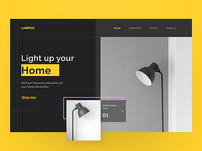 LAMPOO - Furniture Landing Page