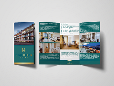 Hotel flyer flyes brochure triplate hotel