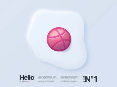 Hello Dribbble! First Neuomorphic Shot!