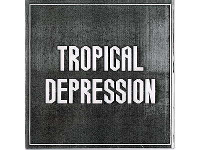 Tropical Depression zine cover xerox zine