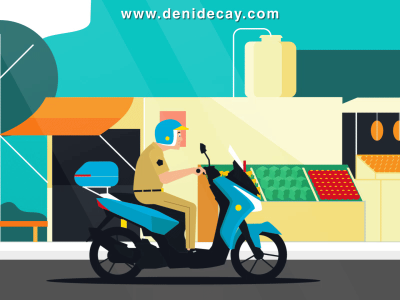 GAASSS!!!! aftereffects animaition 2d animatedgif animation illustration motorcycles