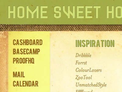 Home Sweet Home home old pea green texture vintage web1.0